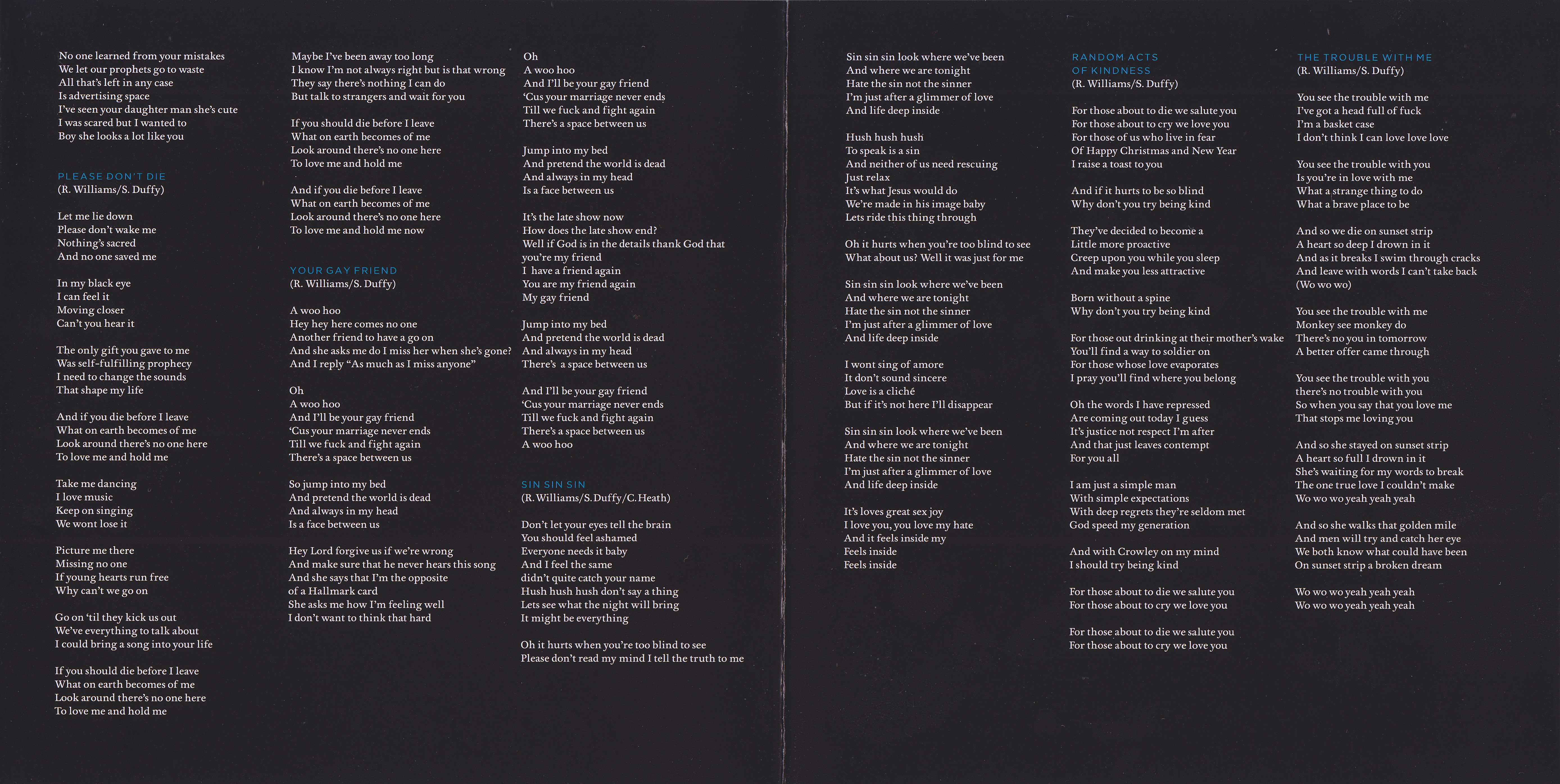 Robbie Williams  Intensive Care : Booklet1 07  jpn